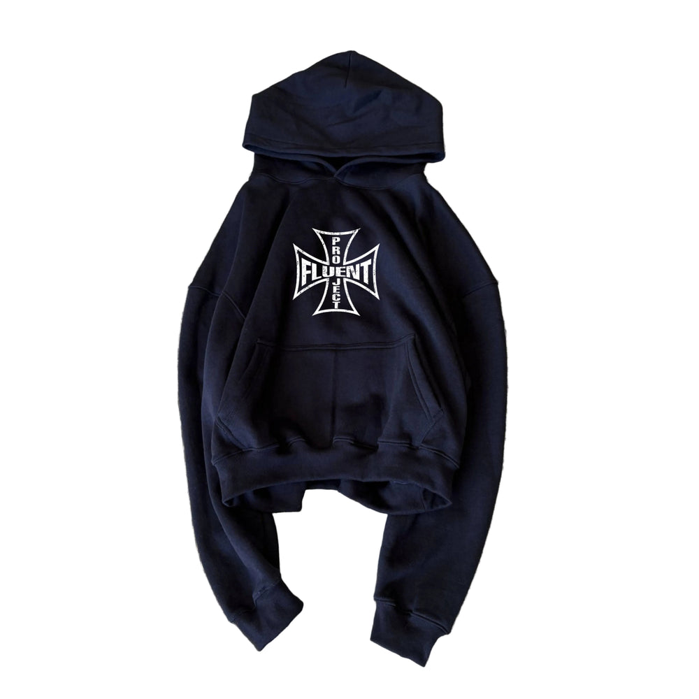 Cross Hoodie Navy