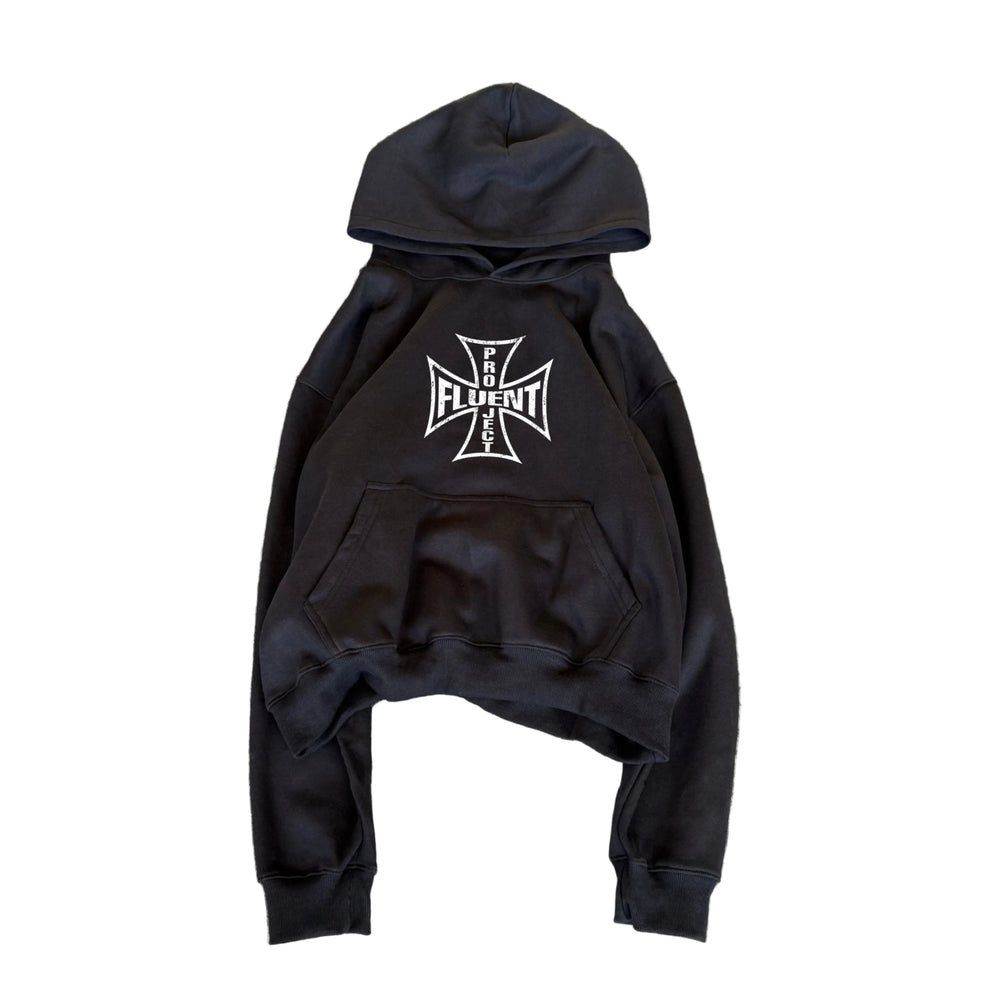 Cross Hoodie Black