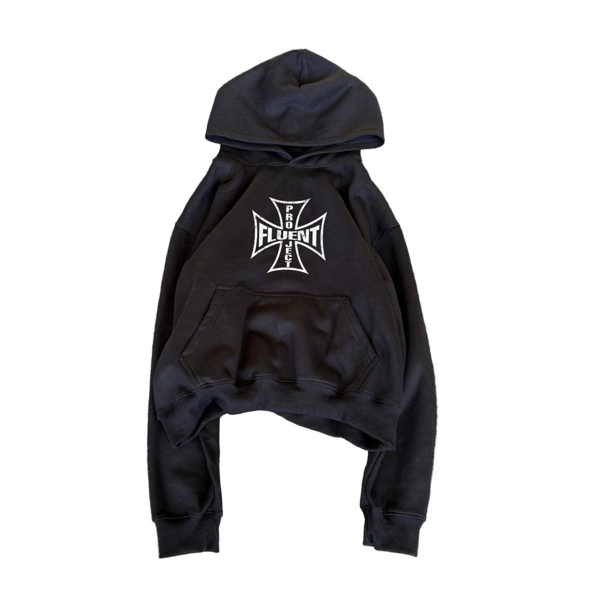 Cross Hoodie Black