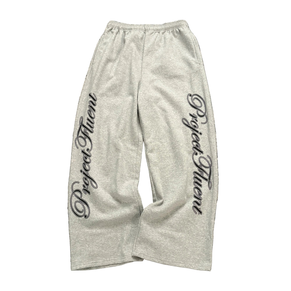 Cursive Sweatpants Grey