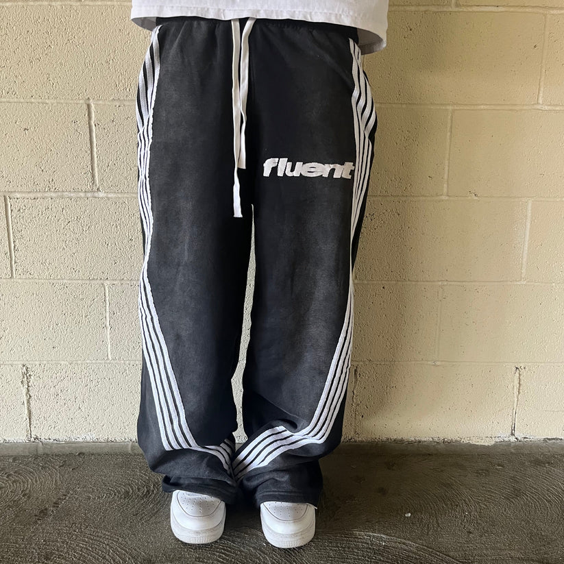 Black Striped Sweatpants – fluent