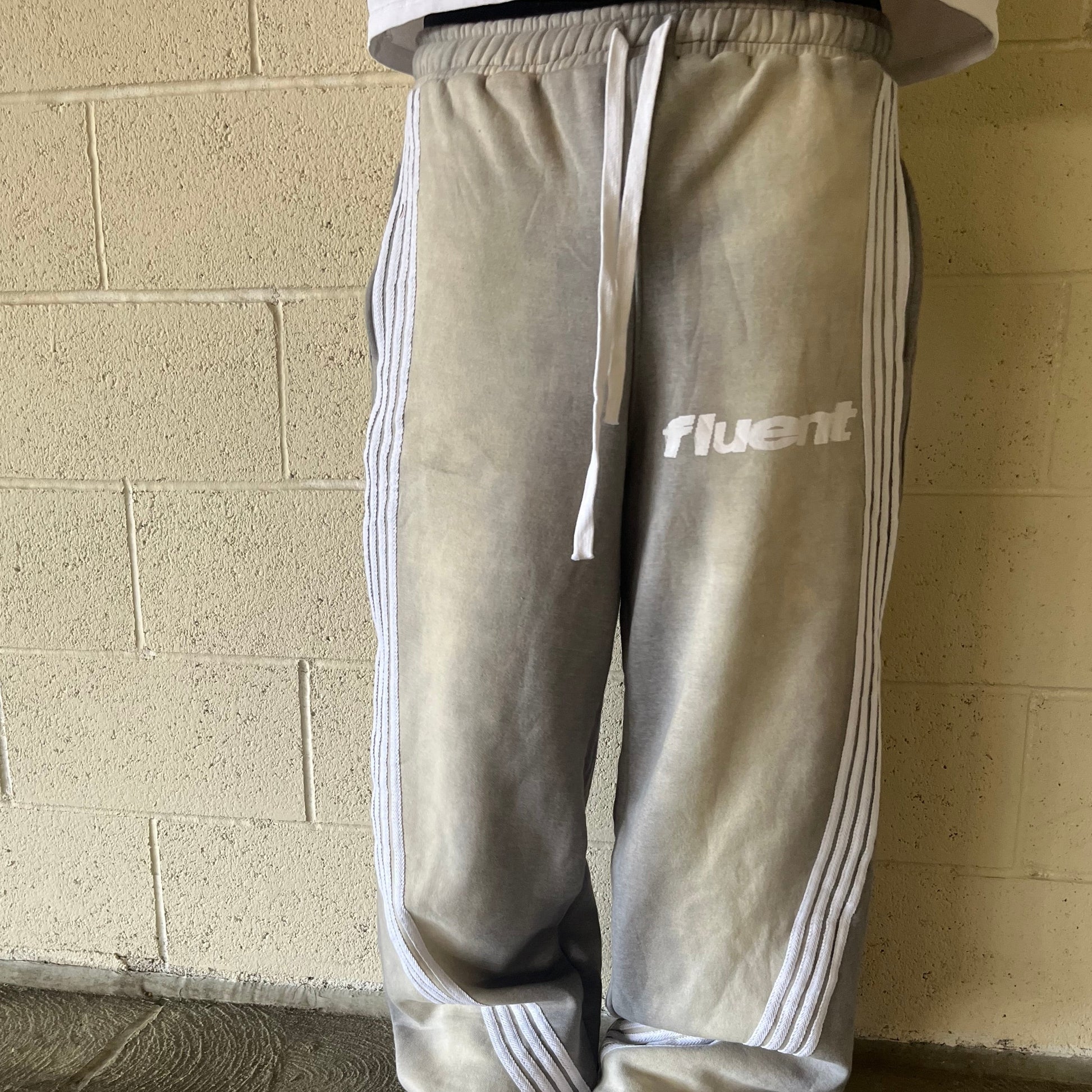 Grey Striped Sweatpants – fluent