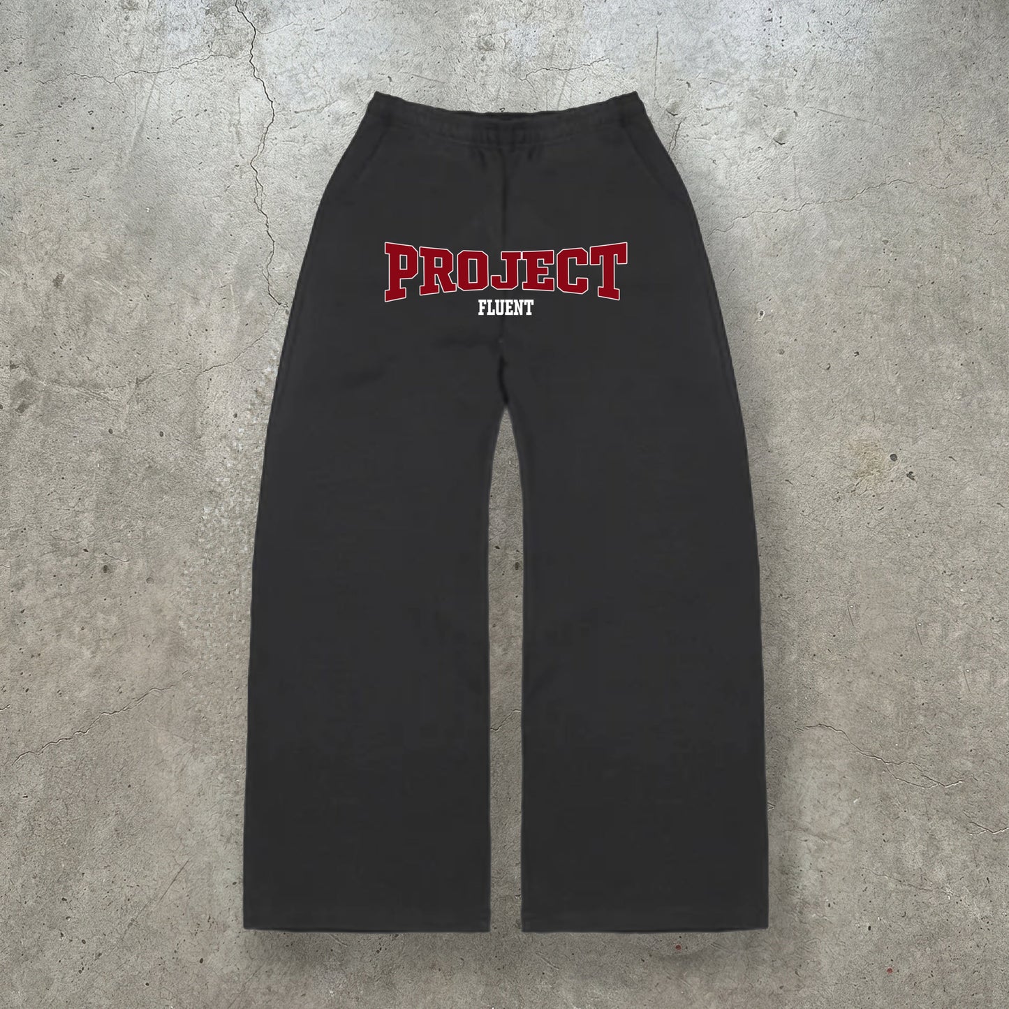 College Sweatpants Black