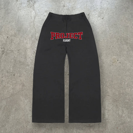 College Sweatpants Black