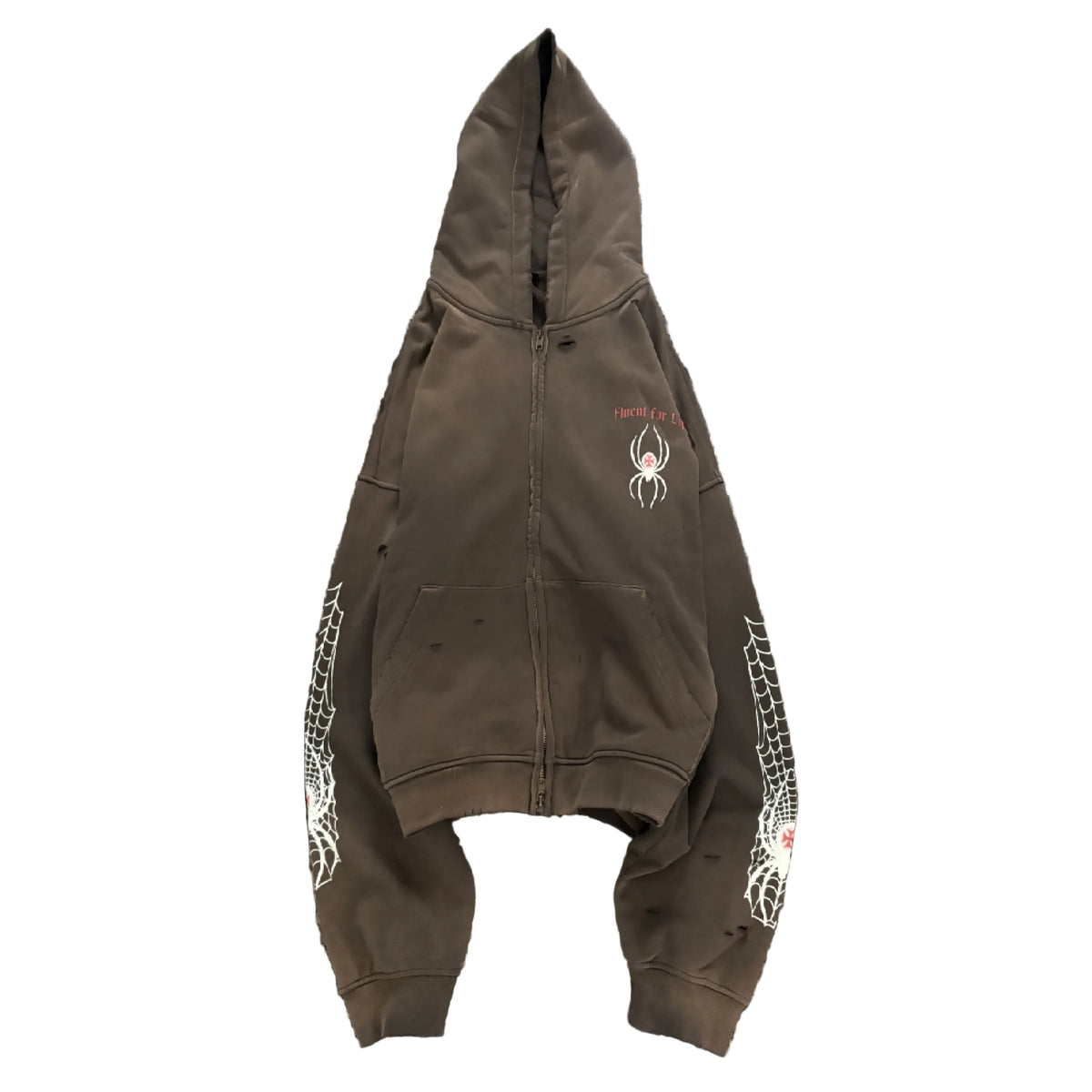 Web Zip Up Brown