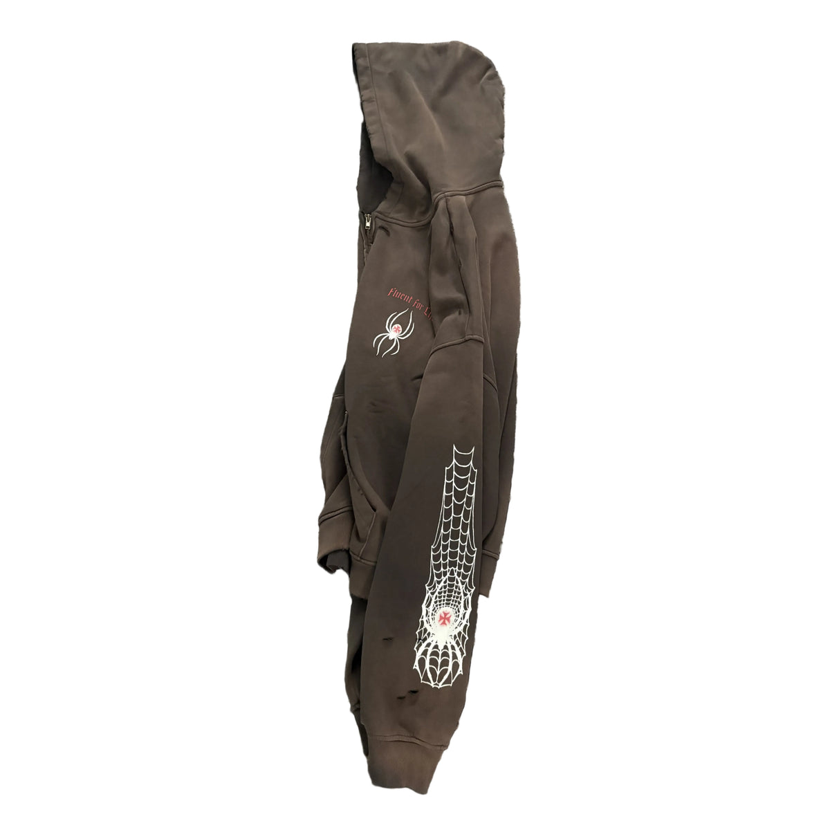 Web Zip Up Brown